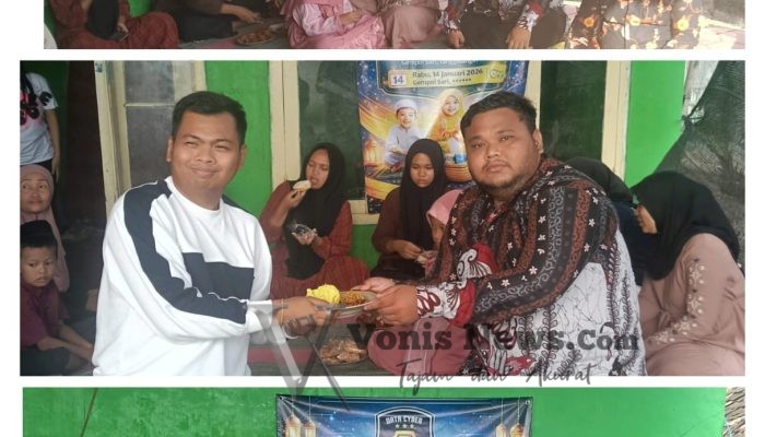 HUT Pertama Datacyber.id Diwarnai Santunan Anak Yatim, Tegaskan Komitmen Media Berintegritas