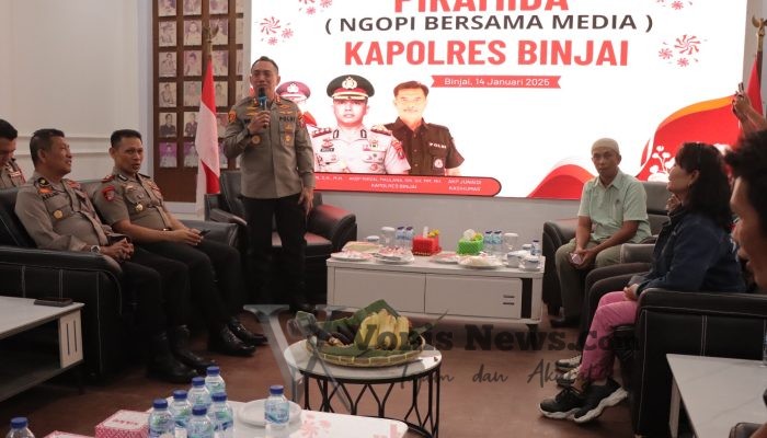 Kapolres Binjai Gelar PIRAMIDA, Perkuat Sinergi Polri dengan Media