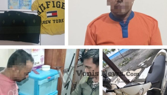 Gerak Cepat Polsek Gresik Kota Ungkap Pencurian Toko Sembako, Residivis Diringkus Kurang dari 24 Jam