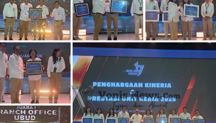 Rakerwil RO BRI Denpasar 2025, BO Ubud Tunjukkan Kinerja Unggul di Bawah Kepemimpinan Ony Wijayanto