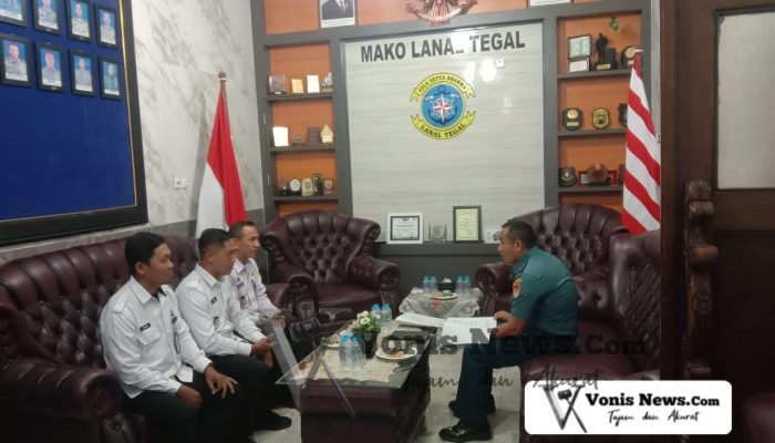Sinergi Keamanan, Lapas Tegal Sambangi Mako Lanal Bahas MoU Strategis