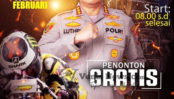 Ayo Arek-Arek! King of Drag Bike Kapolrestabes Surabaya Cup 2026 Digelar, Nonton Gratis di GBT