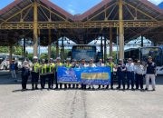 Operasi Keselamatan Semeru 2026, Satlantas Polres Gresik Gelar Ramp Check Bus di Terminal Bunder