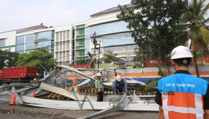 Cuaca Ekstrem Terjang Kalimas, Pelindo Lakukan Evakuasi Cepat dan Pastikan Operasional Tetap Lancar