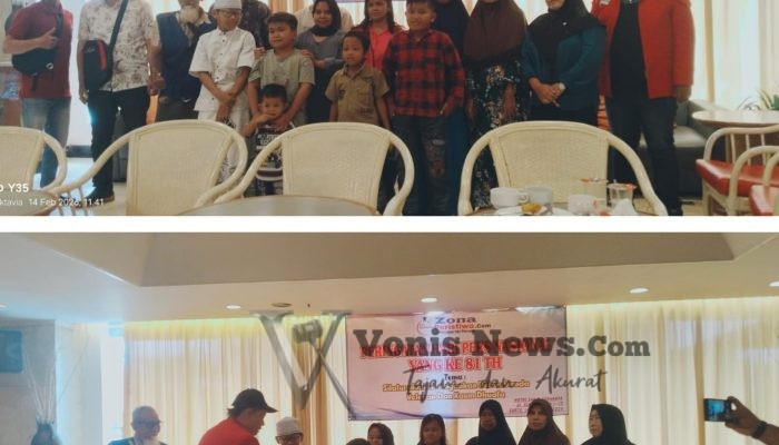 HPN ke-81, Media Zone Peristiwa Santuni Janda Veteran dan Kaum Duafa di Hotel Sahid Surabaya