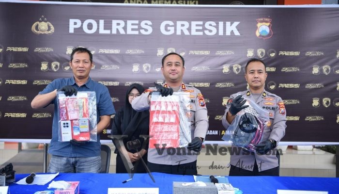 Residivis Kasus Narkoba Sabu Diringkus Polres Gresik, Polisi Amankan 51,11 Gram Siap Edar
