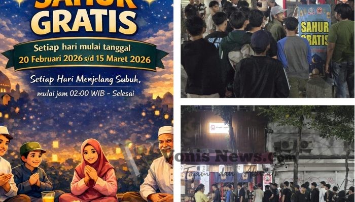 GNPK Jatim dan BPN Gelar Aksi Berbagi Sahur Gratis di Jalan Tunjungan Selama Ramadhan 2026