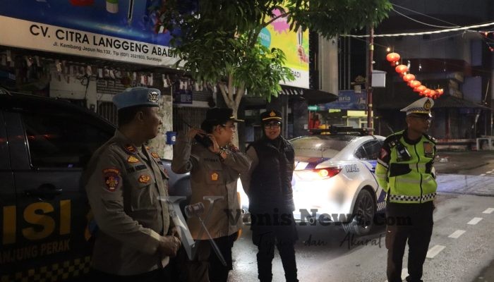 Polres Pelabuhan Tanjung Perak Gelar Patroli Cipkon dan Penyekatan Suramadu, Situasi Dipastikan Kondusif