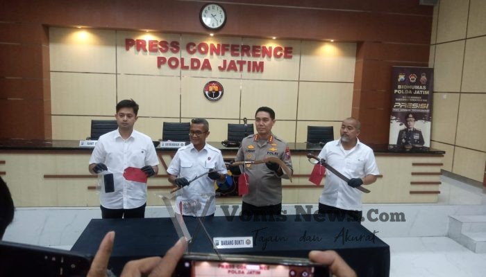 Teror di Kebun Kentang, Ditreskrimum Polda Jatim Bongkar Pemerasan Bersenjata di Pasuruan