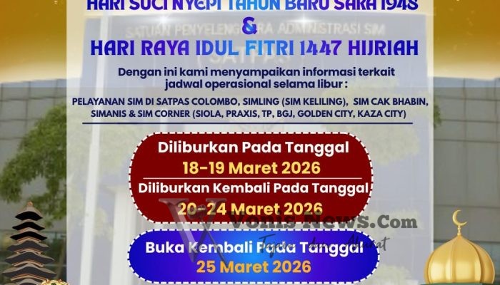 Pemohon SIM Tak Perlu Khawatir, Satpas Colombo Surabaya Beri Dispensasi Perpanjangan Saat Libur Lebaran 2026