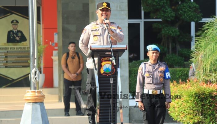 Apel Perdana, Kapolres Gresik Apresiasi Sukses Operasi Ketupat Semeru 2026