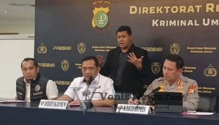 Subdit Resmob Polda Metro Jaya Tangkap Pelaku Dugaan Pembunuhan Perempuan di Cipayung