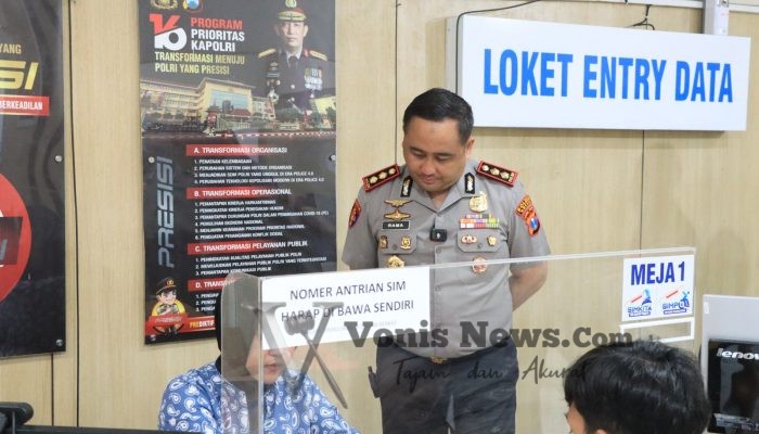 Kapolres Gresik Sidak Satpas hingga MPP, Tegaskan Layanan Prima Tanpa Celah Pungli