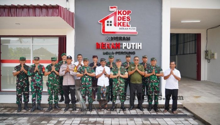 Pangdam IX/Udayana Tinjau KDMP dan Jembatan Garuda di Jembrana, Dorong Ekonomi Rakyat dan Konektivitas Wilayah