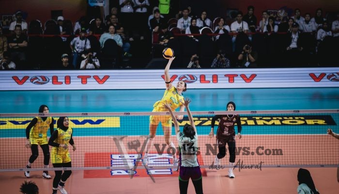 Laga Sengit Final Four Proliga Surabaya, Electric PLN Mobile Tumbangkan Pertamina Enduro 3-2
