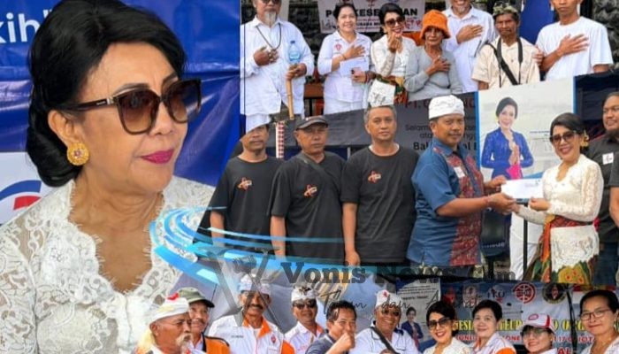 Hari Suci Tumpek Landep, Tutik Kusuma Wardhani Tinjau Posko PBMB di Pura Besakih dan Salurkan Bantuan