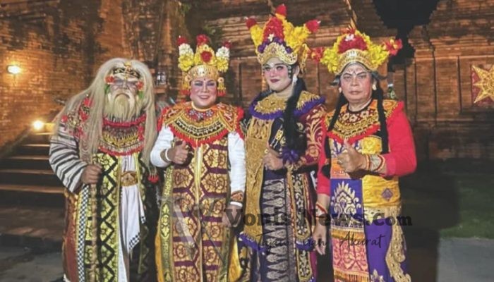 Rektor UPMI Bali dan Mahasiswa Ngayah Calonarang di Pura Dalem Sagening, Wujud Pelestarian Budaya