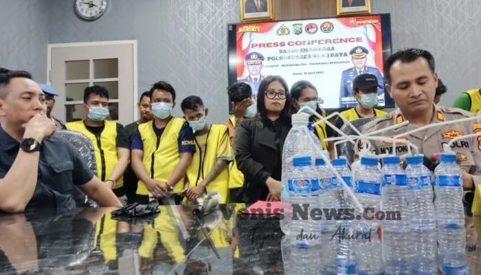 Digerebek Saat “Andok” Sabu! 11 Orang Diamankan di Kunti Surabaya, Satu Diduga Pengedar