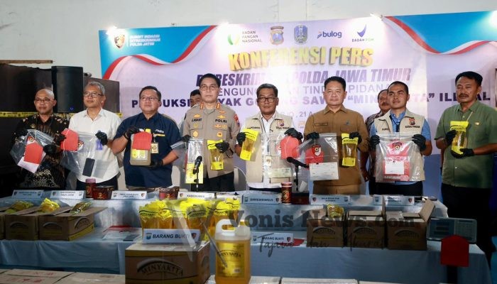 Polda Jatim Tindak Produsen MinyaKita Nakal di Sidoarjo, Isi Disunat Demi Keuntungan