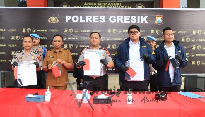 Polres Gresik Bongkar Penipuan Rekrutmen ASN, Pelaku Kantongi Rp1,5 Miliar dari SK Palsu