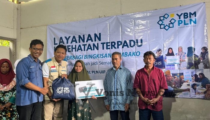Layanan Kesehatan Terpadu di Mojokerto, YBM PLN UIP JBTB salurkan Pemeriksaan Gratis dan Sembako