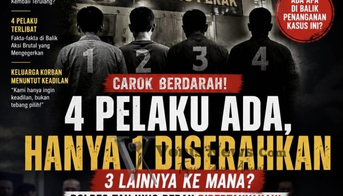 Pembunuhan Sidotopo Mengerucut, Satu Pelaku Menyerah Diri, Tiga Buron Diburu Polisi