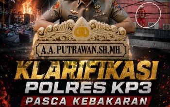 Klarifikasi Polres KP3 Pasca Kebakaran, AKP Adik Agus Putrawan Tegaskan Ruang Arsip Tidak Terbakar