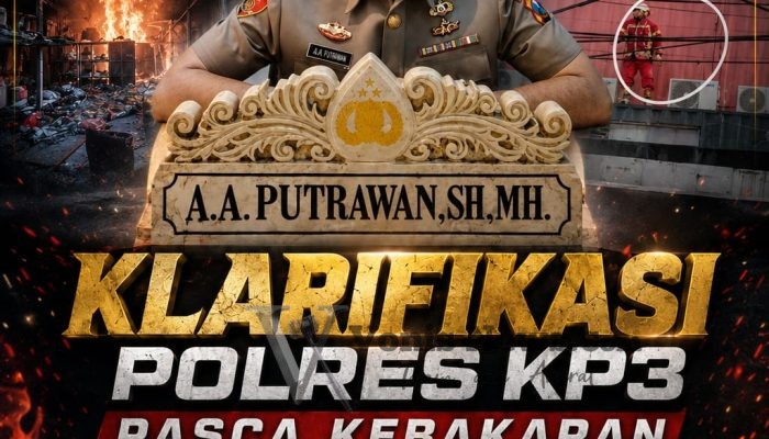 Klarifikasi Polres KP3 Pasca Kebakaran, AKP Adik Agus Putrawan Tegaskan Ruang Arsip Tidak Terbakar