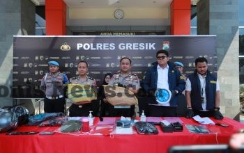 Kapolres Gresik Ungkap Lima Kasus Kejahatan, Korban Bersyukur Motor dan Barang Berharga Kembali