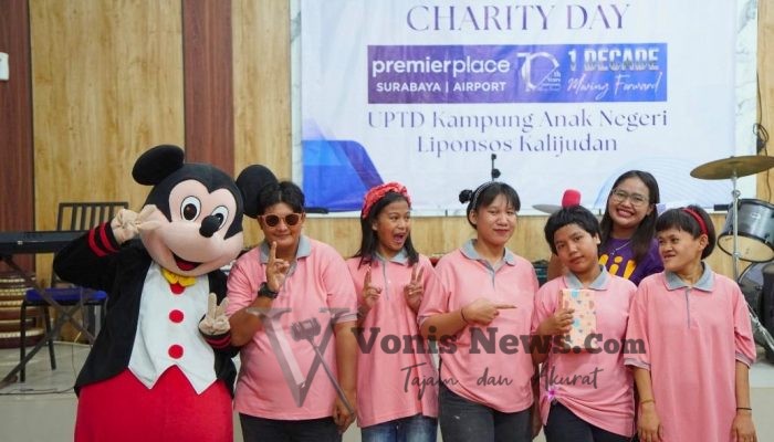 Premier Place Hotel Rayakan Satu Dekade dengan Berbagi Kebahagiaan Bersama Anak-anak UPTD Kampung Anak Negeri