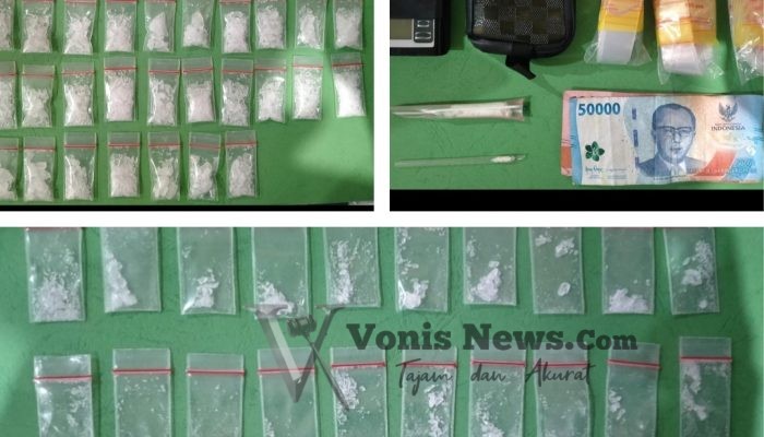 Digerebek di Kos Semampir, Pengedar Sabu 42 Gram Dibekuk Satresnarkoba Polrestabes Surabaya