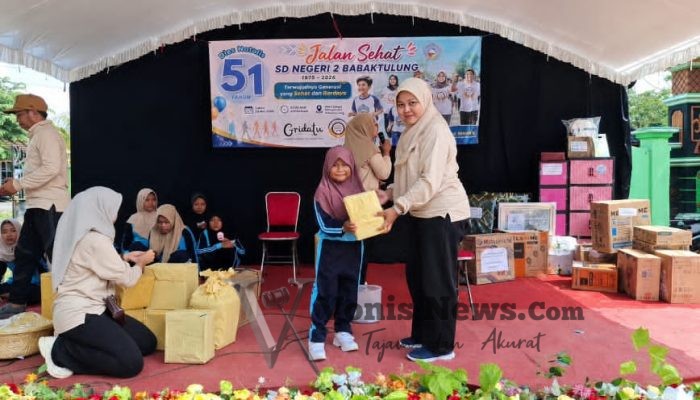 Jalan Sehat HUT ke-51 SDN 2 Babaktulung Wujudkan Generasi Sehat dan Berdaya