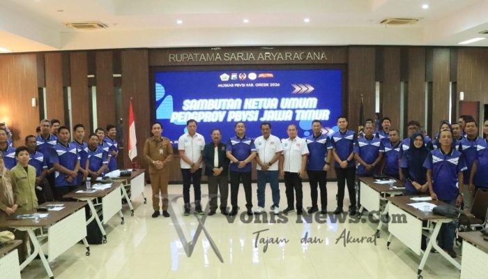 Muskab PBVSI Gresik 2026 Digelar di Polres Gresik, Kapolres Ajak Perkuat Prestasi Atlet Voli