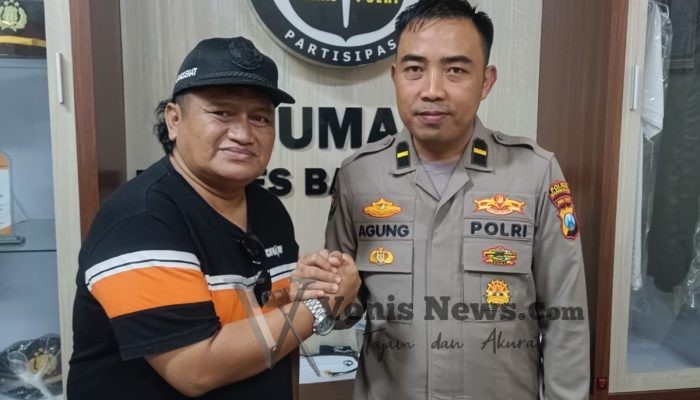 Penasehat KWI Abah Samsul Arifin Jalin Sinergitas dan Pererat Silaturahmi dengan Kasi Humas Polres Bangkalan