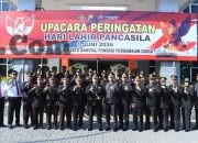 Kapolres Gresik Gaungkan Semangat Pancasila, Ajak Personel Lawan Intoleransi dan Jaga Persatuan Bangsa