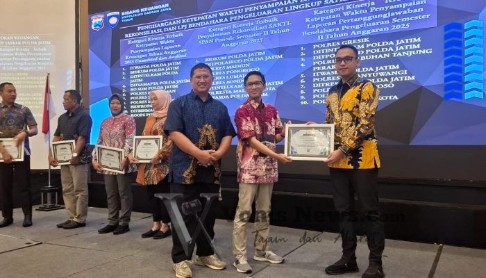Polres Gresik Borong Penghargaan Kapolri dan DJPb Jatim, Bukti Tata Kelola Keuangan Profesional
