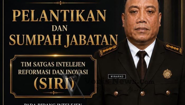 Winarko, S.H., M.H. Dilantik sebagai Satgas Reformasi dan Inovasi Kejati Jatim, Diharapkan Perkuat Integritas dan Pelayanan Publik