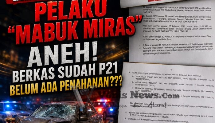 Berkas Laka Maut P21, Tersangka Tak Ditahan dan Santunan Belum Cair, Kinerja Kanit Gakkum Satlantas Polres Batu Dipertanyakan
