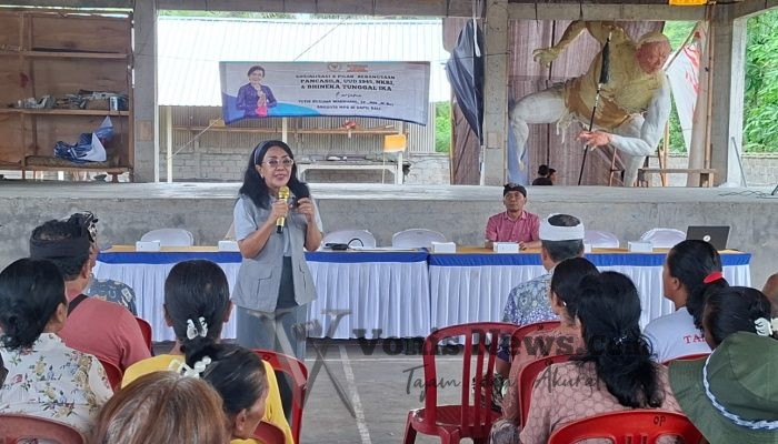 Tutik Kusuma Wardhani Ajak Warga Bangli Perkuat Nilai 4 Pilar Kebangsaan di Era Digital
