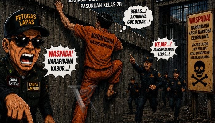 Narapidana Kasus Narkotika Kabur dari Lapas Kelas IIB Pasuruan, AMI Ancam Aksi Besar dan Desak Pencopotan Pejabat Lapas