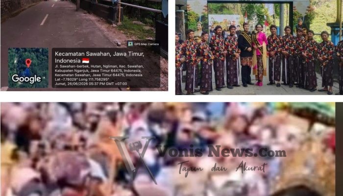 Giat Siraman Sedudo Disporabudpar Nganjuk diwarnai puluhan stand banner Bank Jatim,pesanan sponsorkah??