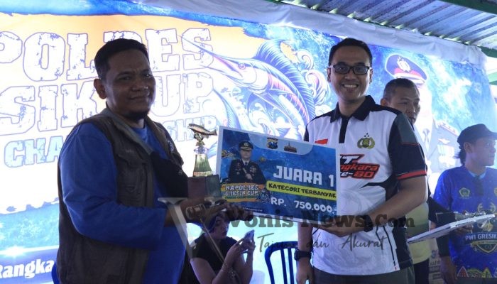 Kapolres Gresik Cup Fishing Championship Semarakkan Hari Bhayangkara ke-80, Perkuat Sinergi Polri, Media, dan Masyarakat