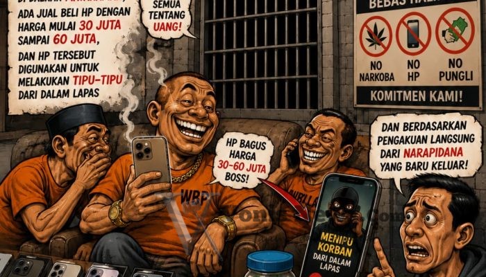 AMI Desak Investigasi Dugaan Jual Beli Ponsel Ilegal di Lapas Kelas II Madiun, Minta Aparat Usut Tuntas