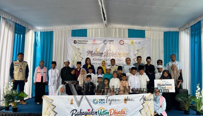 Semarak Muharram, YBM PLN UIP JBTB Berbagi Kebahagiaan melalui Khitan Gratis dan Kado bagi Anak Yatim