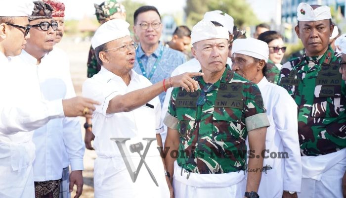 Pangdam IX/Udayana Hadiri Peresmian Pembangunan PSEL Denpasar Raya, Dukung Pengelolaan Sampah Berbasis Energi Hijau
