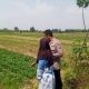 Bhabinkamtibmas Polsek Balongpanggang Cek Tanaman Kangkung, Dukung Swasembada Pangan Nasional