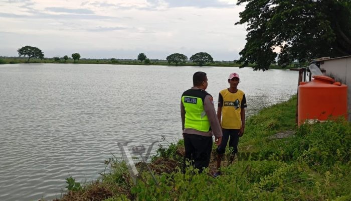 Polsek Duduksampeyan Cek Budidaya Ikan di Desa Petisbenem, Perkuat Ketahanan Pangan Menuju Swasembada Nasional
