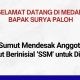 Sambut Kedatangan Surya Paloh di Medan, LKK Sumut Sampaikan Aspirasi dan Desak Evaluasi Anggota DPRD Sumut Berinisial “SSM”