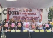 469 Perkara Narkotika Diselesaikan Lewat Restorative Justice, Polrestabes Surabaya Musnahkan Barang Bukti dan Tegaskan Komitmen Berantas Bandar