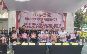 469 Perkara Narkotika Diselesaikan Lewat Restorative Justice, Polrestabes Surabaya Musnahkan Barang Bukti dan Tegaskan Komitmen Berantas Bandar